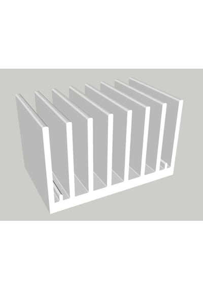 Led Soğutucu Alüminyum Led Soğutucu Power Led Soğutucu 42x19 Mm