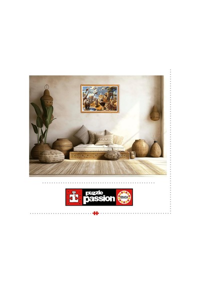 Educa 1000 Vahşi Hayvanlar Puzzle - 1000 Parça - 19920 - Wild Animals