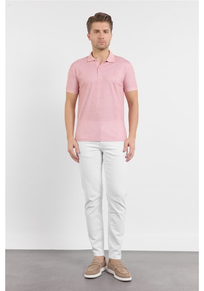 Pembe Kısa Kol Baskılı Pike Polo Yaka Cepsiz Esnek Casual Slim Fit Tişört 1011250153 Pudra Pembe Kısa Kol Baskılı Pike Polo Yaka Cepsiz Esnek Casual Slim Fit Tişört 1011250153 Pudra