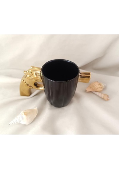 Kupa Fincan Kahve Fincanı 300 Ml 3d Tasarım Bardak Çay Su Bardağı