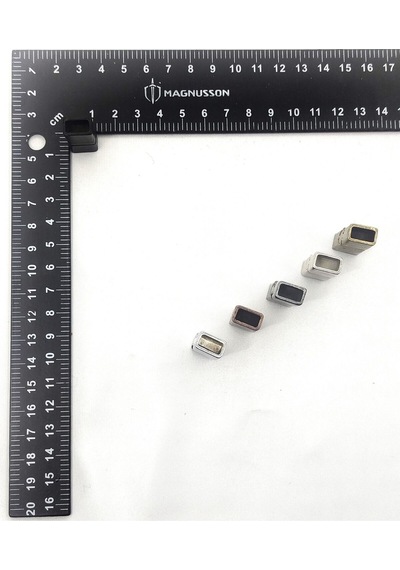 5x10 Mm Deri Bileklik Kiliti Mıknatıslı Kilit 20 Adet 5 X 10 Mm / Siyah