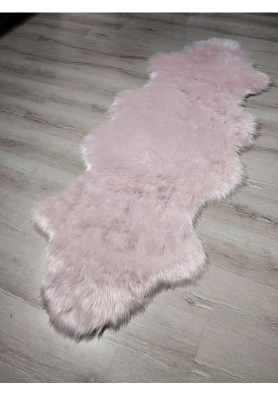 Yamalıhome Peluş Halı Apost Pembe 75 x 200Cm Post Halı