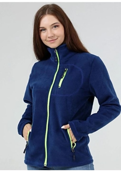 Genius Store Unisex 3 Cepli Tam Fermuarlı Polar Ceket