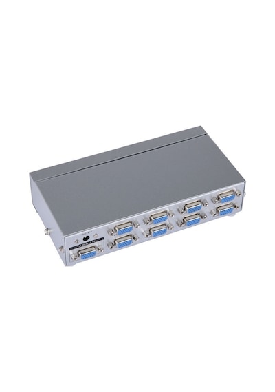 POWERMASTER PM-2553 1920X1440 250 MHZ 8 PORT VGA DAĞITICI SPLITTER