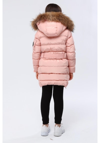 Benitto Kids Kız Çocuk Kaban 1249-pembe Pembe