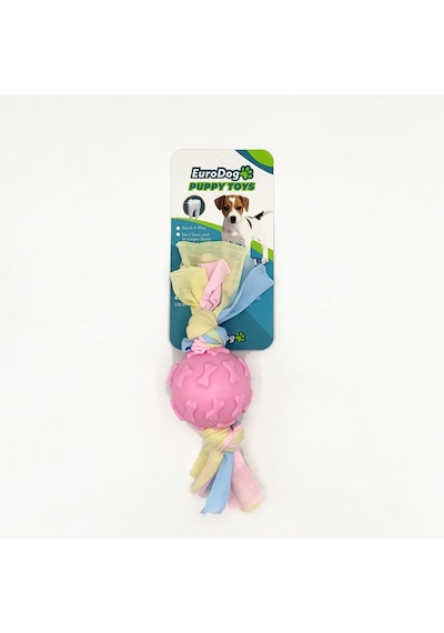 Semeglbl Eurodog Puppy Toys Pembe Kemik Des.top Diş Kaş.oy.