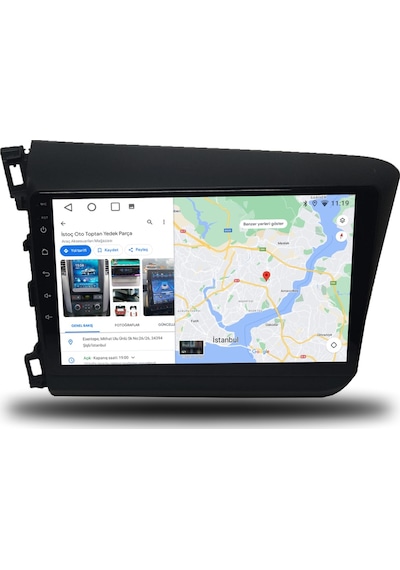 Oskodi Honda Civic Fb7 Android Carplay Multimedya 2012-2015 6gb Ram + 128gb Hafıza