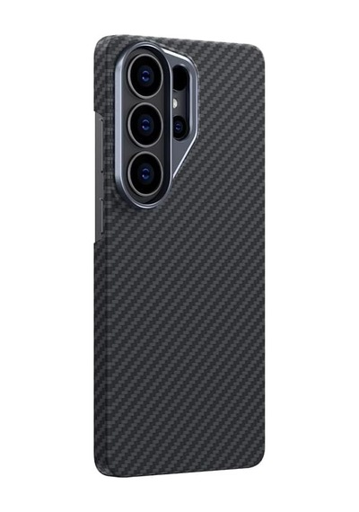 Senon Galaxy Uyumlu S26 Ultra Kılıf M-safe Şarj Özellikli 1500d Aramid Fiber Senon Karbon Özel Serisi Kapak