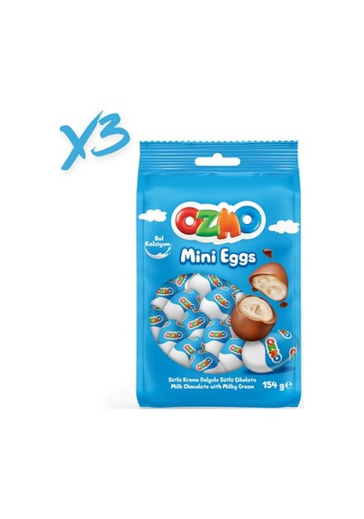Şölen Ozmo Mini Eggs Yumurta Çikolata 154 G 3 Lü Paket