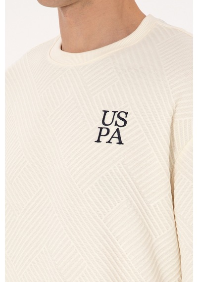 U.s. Polo Assn. Erkek Sweatshirt 50310006-vr256 İnci
