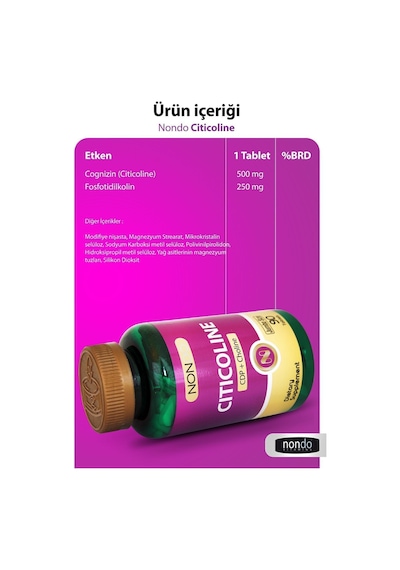 Nondo Sitikolin 90 Tablet