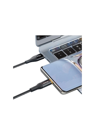 Mcdodo CA-2370 Apple iPhone Uyumlu 3A Power Off Hızlı Data Şarj Kablo 1.2m-Siyah