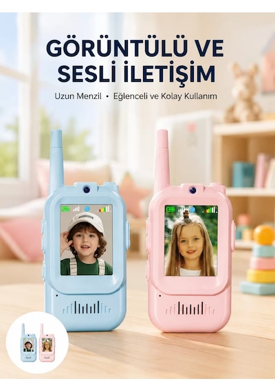 Uzun Menzilli Video Walkie Talkie Eğitici Ve Eğlenceli Oyuncak 27526353