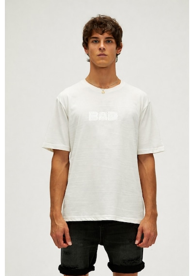 Bad Bear Maze Erkek Beyaz Tshirt Off-white Beyaz