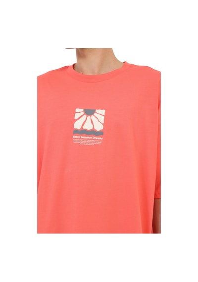 Lumberjack Ml Ravon 11hl-202 Nar Çiçeği Erkek Kısa Kol T-shirt Kirmizi