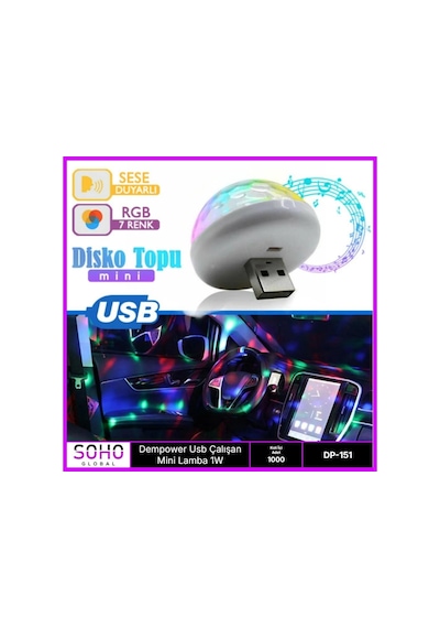 Dempower Dp-151 Usb Girişli Mini Led Aydınlatma