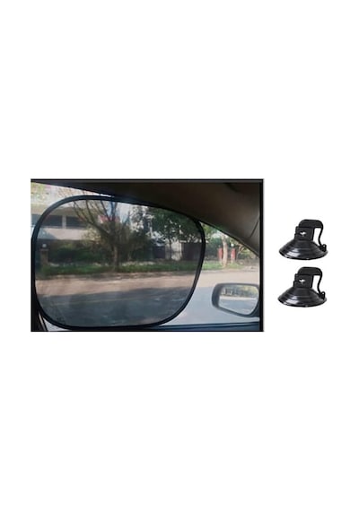 Araba Oto Arka Yan Cam Vantuzlu Perde Güneşlik Gölgelik Araç Sağ Ve Sol Arka Yan Cam Perde Güne