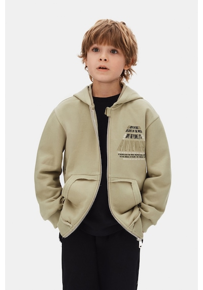 Xo Kids Erkek Çocuk Hırka 8-14 Yaş 49318 Yeşil