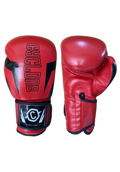 Cyclone Clash Orijinal Deri Boks Ve Kick Boks Eldiveni Kırmızı