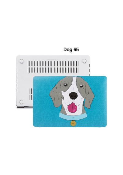 Apple Uyumlu MacBook Pro Kılıf 13inç M1-m2, Dog01nl Type-c'li Model A2338 A2289 A2251 A1706-08 A1989 A2159 İle Beyaz