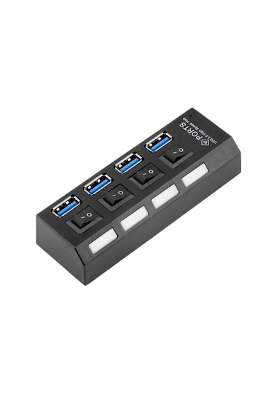 4 Port Anahtarlı Usb 3.0 Hub Çoklayıcı 30 Cm