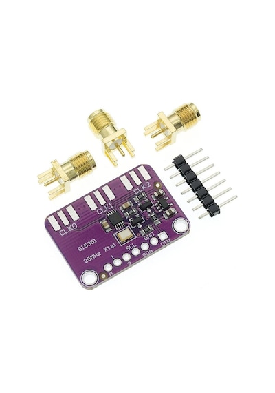 Si5351 8khz / 200mhz Sinyal Üreteç Modül 3 Kanal Frekans Saat Kare