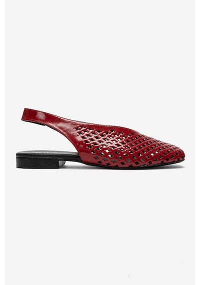 Luvi Shoes Delızıa Kırmızı Rugan Hakiki Deri Önü Kapalı Lazer Kesim Kadın Sandalet Luvi Shoes Delızıa Kırmızı Rugan Hakiki Deri Önü Kapalı Lazer Kesim Kadın Sandalet