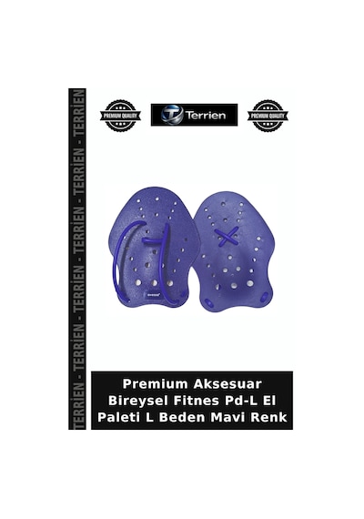 Premium Aksesuar Bireysel Fitnes Pd-l El Paleti L Beden Mavi Renk Unisex