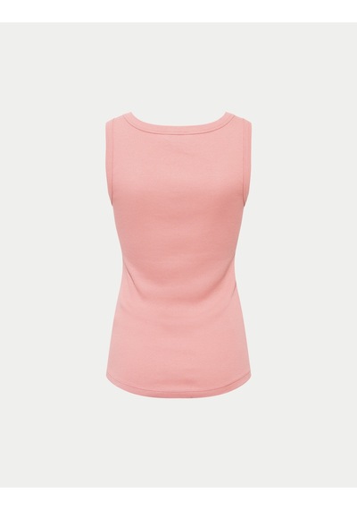 Marks & Spencer Pamuk Karışımlı Ribana Slim Fit Atlet T41001624h Pembe