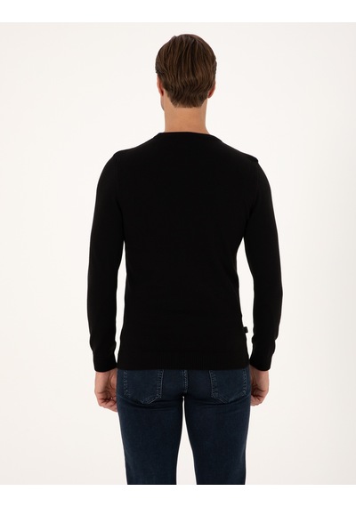 Pierre Cardin Erkek Siyah Kazak /triko 50315509-vr046 Siyah