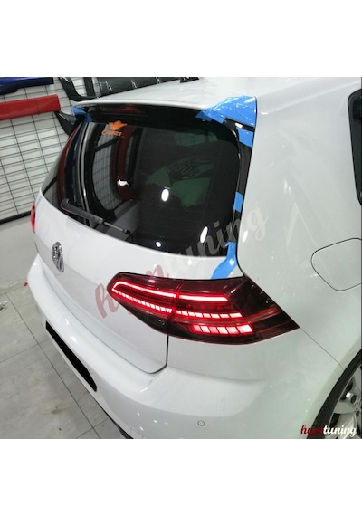 Volkswagen Golf 7 4 Parça Spoiler. R Spoiler. Abs Plastik Boyasız