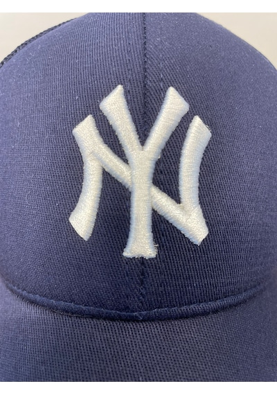 Ny Yankees Nakışlı Fileli Yazlık Beyzbol Cap Şapka Lacivert