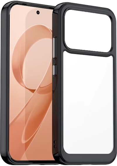 Microcase Xiaomi 17 Pro Max Shield Serisi Darbeye Dayanıklı Yarı Esnek Plastik Tpu Kılıf - Al8100 Siyah