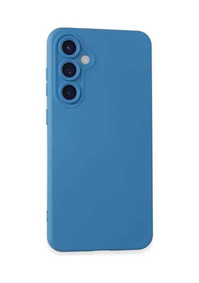 Samsung Uyumlu  Galaxy S24 Kılıf Nano İçi Kadife Silikon - Mavi 0.2M-Çok Renkli