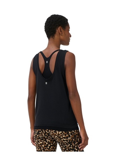 Sweaty Betty Sweaty Betty Athlete Seamless 2-in-1 Tank Kadın Siyah Tank Top 6000