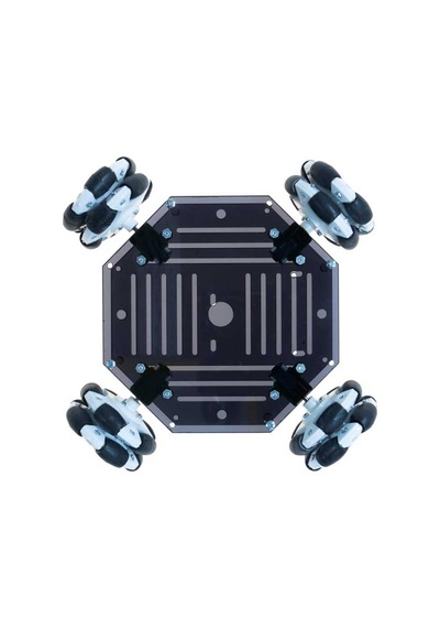 Robotistan Rex Chassis Serisi Cruise Omni Tekerlekli Mini Robot P