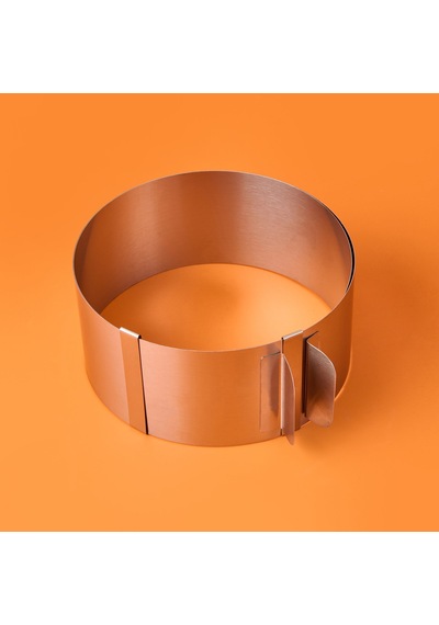 Excellentt Houseware Ayarlanabilir Kek Kalıbı - Inox - 30 Cm Renkli