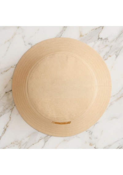 Bk Gift Kişiye Özel Harf Nakışlı Unisex Bucket Şapka Krem Pamuk Gabardin Kumaş Yazlık Şapka