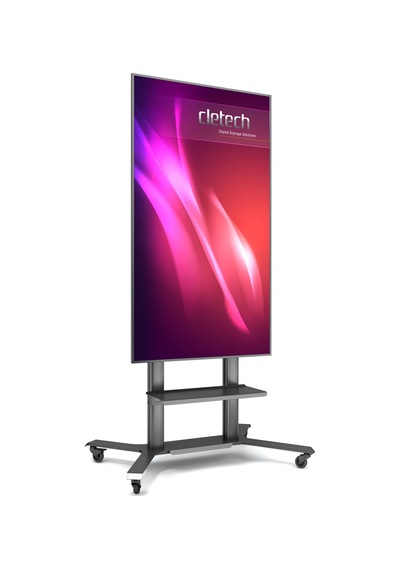 Cletech Raflı LCD TV / Monitör / Akıllı Tahta Ekranı Sehpası 55” – 86”