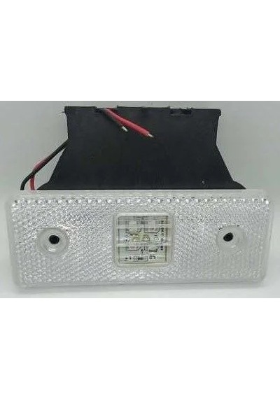 12 Volt Ledlı Sıde Marker Beyaz Braketlı 1