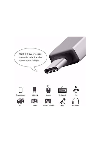 Type C Usb 3.1 To Usb 3.0 Dönüştürücü Otg Çevirici Adaptör Metal Macbook, İpad Air 2020, İpad Pro, Surface Pro, Diğer