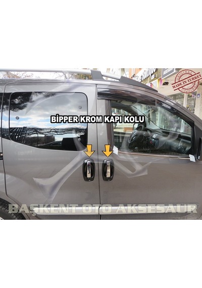 Peugeot Bipper Krom Kapı Kolu 4 Kapı 2008   Üzeri