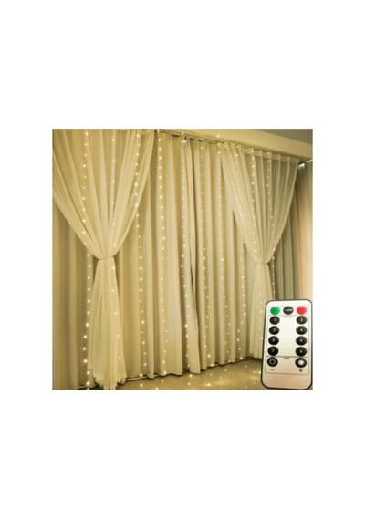Ers Perde Led 2 Metre Kumandalı 8 Ayrı Moda Sahip 2 Mt X 2 Mt Perde Led Peri Led Usb