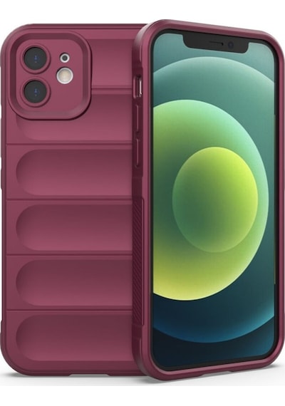 Apple Uyumlu iPhone 12 Kılıf Optimum Lens Çerçeveli Silikon Kapak