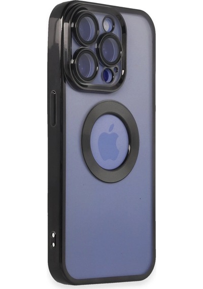 Muratech Newface Apple Uyumlu iPhone 15 Pro Kılıf Slot Silikon - Siyah