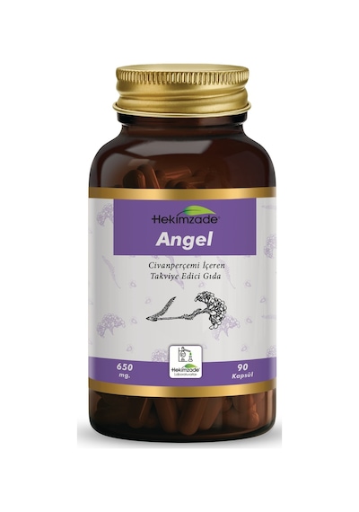 Hekimzade Angel Civanperçemi İçeren Takviye Edici Gıda 650mg 90 Kapsül
