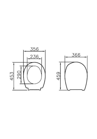 Universal 1 Basic Klozet Kapağı Dp Beyaz 115-003-003 Çok Çenkli