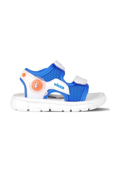 Vicco Mocha Cırtlı Hafif Taban Erkek Bebek Sandalet 321.24y.210 Saks Mavi