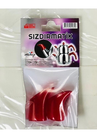 Pinti Pazarı Çaydanlık Ucu Için Sızdırmaz Matik Silikon Kırmızı Çok Renkli