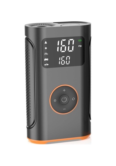 Ys002 Taşınabilir Şarjlı Pompa Araç Oto Lastik Şişirme Pompası 160 Psı Kompresör Powerbank Led Işıklı Y Sku: Zeusstke955392bb3